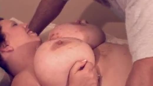 Bbw sucking tit
